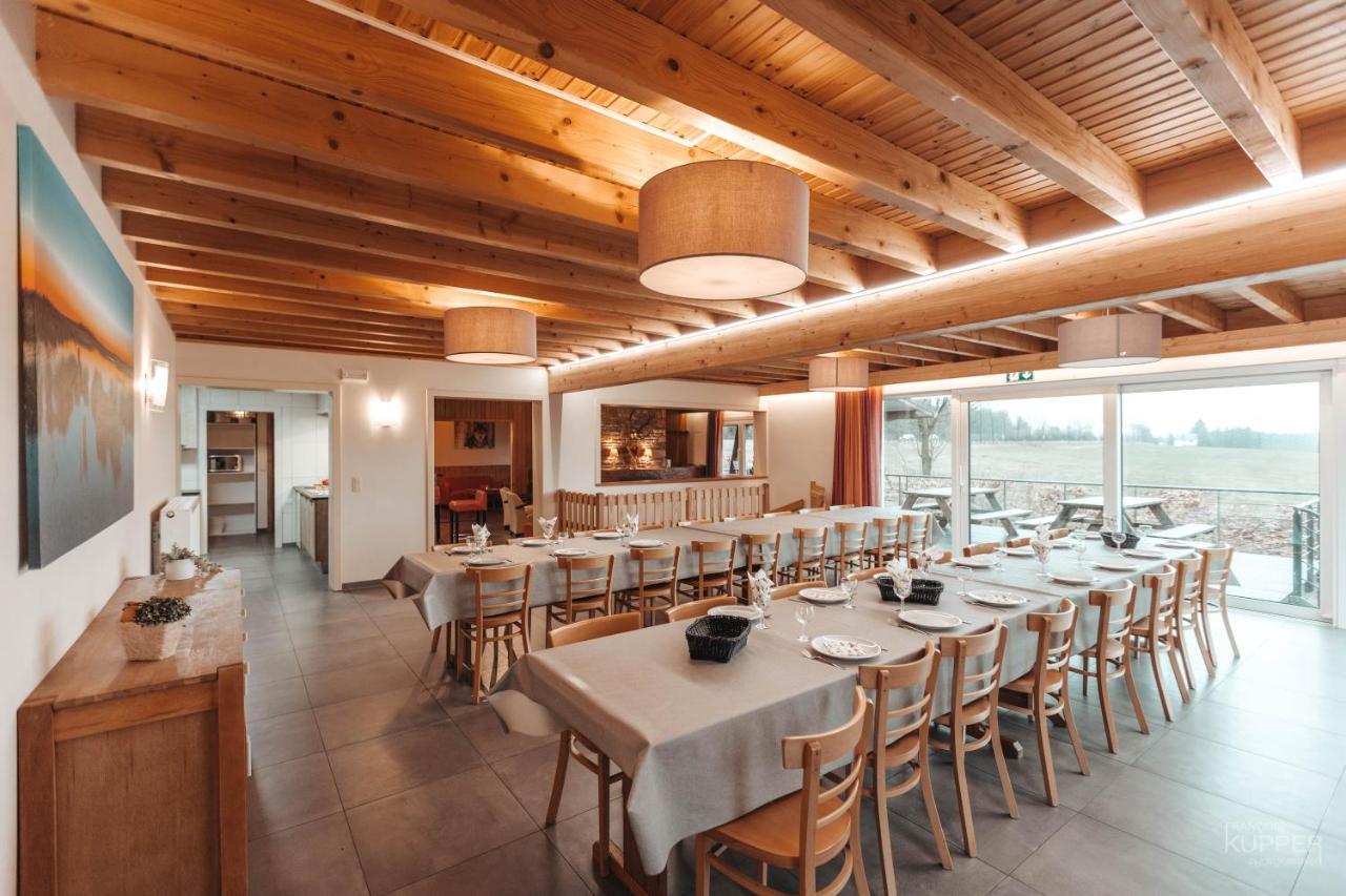 Le Loup Gris - 35 Pers - Vue-Wellness, Butgenbach-Malmedy Villa Екстериор снимка
