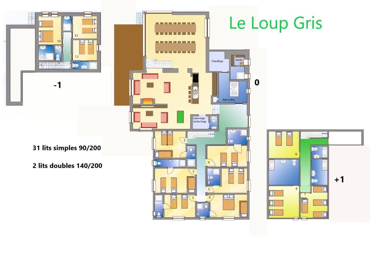 Le Loup Gris - 35 Pers - Vue-Wellness, Butgenbach-Malmedy Villa Екстериор снимка